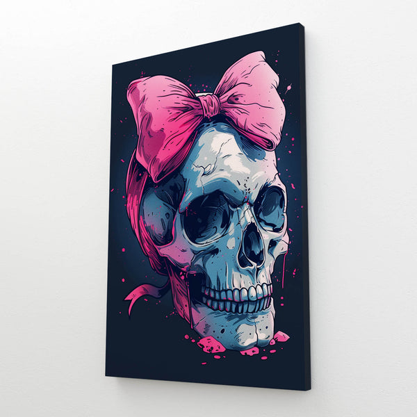 Bow Skull Wall Art  | MusaArtGallery™