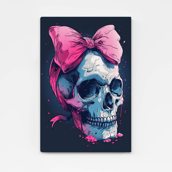 Bow Skull Wall Art  | MusaArtGallery™