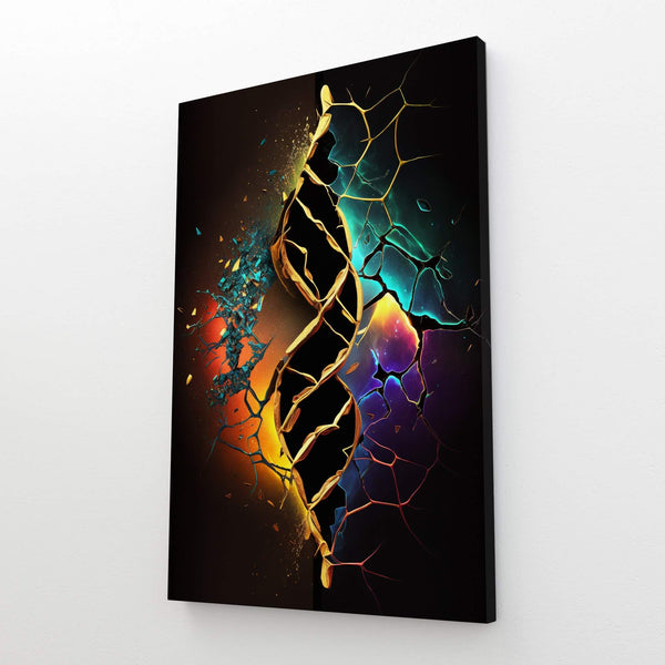 Bright colorful wall art