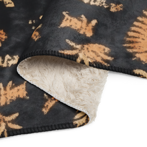 Brown Buffalo Sherpa Blanket