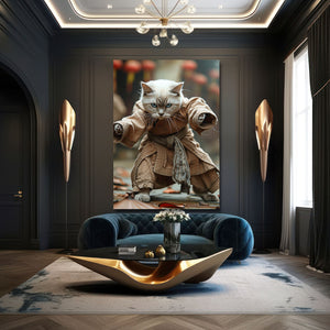 Chinses Hero Cat Art  | MusaArtGallery™