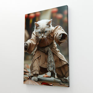 Chinses Hero Cat Art  | MusaArtGallery™