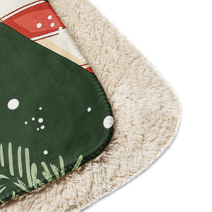 Christmas Sherpa Blanket