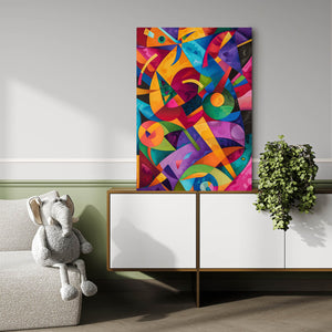 Colorful Geometry Mexican Wall Art | MusaArtGallery™