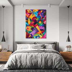 Colorful Geometry Mexican Wall Art | MusaArtGallery™