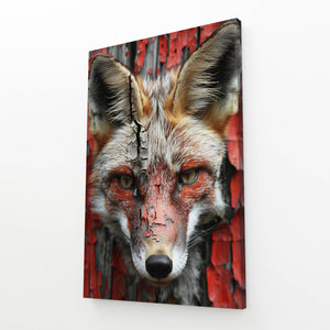 Crimson Gaze Fox Art | MusaArtGallery™