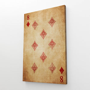 Eight of Diamonds Canvas | MusaArtGallery™