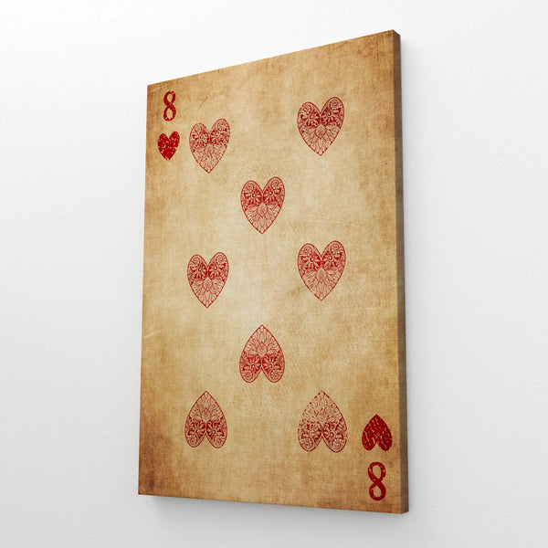 Eight of Hearts Canvas | MusaArtGallery™