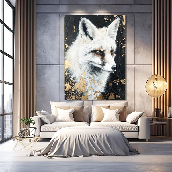 Elegant Glance Fox Art | MusaArtGallery™