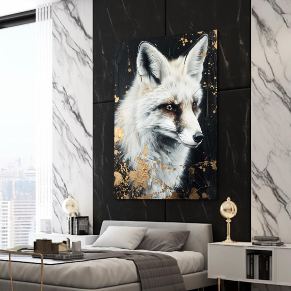 Elegant Glance Fox Art | MusaArtGallery™