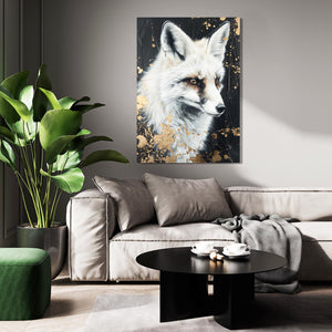 Elegant Glance Fox Art | MusaArtGallery™