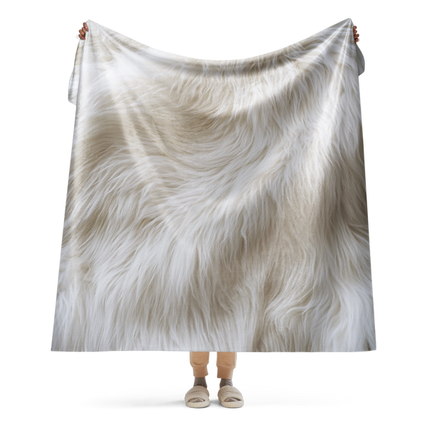 Faux Fur And Sherpa Blanket