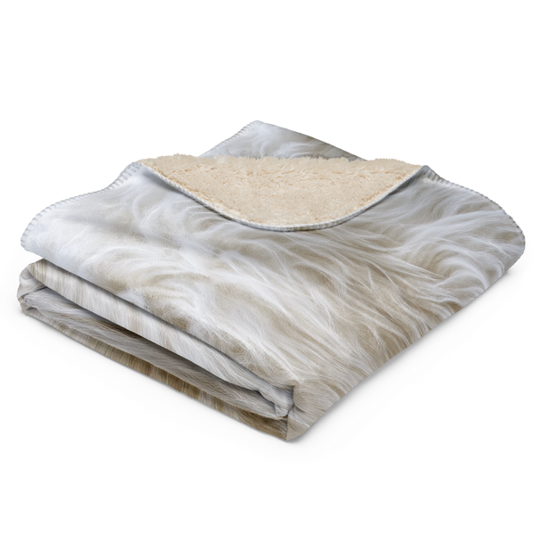 Faux Fur And Sherpa Blanket