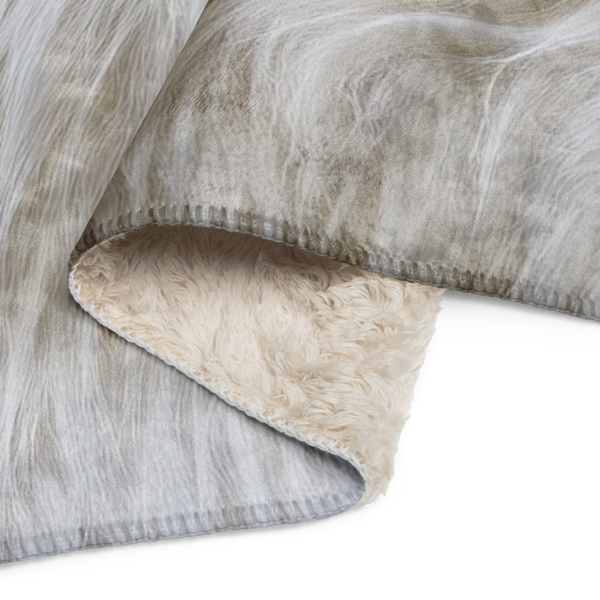 Faux Fur And Sherpa Blanket