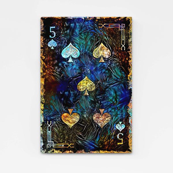 Five of Spades Canvas | MusaArtGallery™