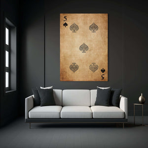 Five of Spades Wall Art | MusaArtGallery™