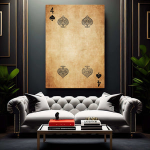 Four of Spades Wall Art | MusaArtGallery™