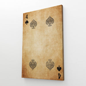 Four of Spades Wall Art | MusaArtGallery™