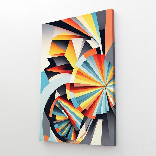 Geometric Colorful Abstract Wall art | MusaArtGallery™ 
