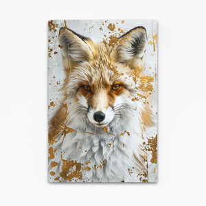 Golden Fox Gaze Fox Art | MusaArtGallery™