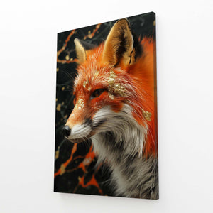 Golden Fox Portrait | MusaArtGallery™