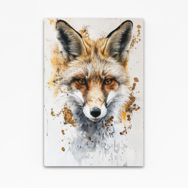 Golden Gaze Fox Art | MusaArtGallery™