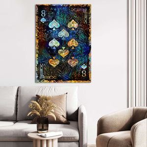 Eight of Spades Canvas  | MusaArtGallery™