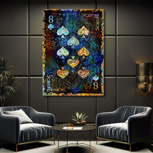 Eight of Spades Canvas  | MusaArtGallery™