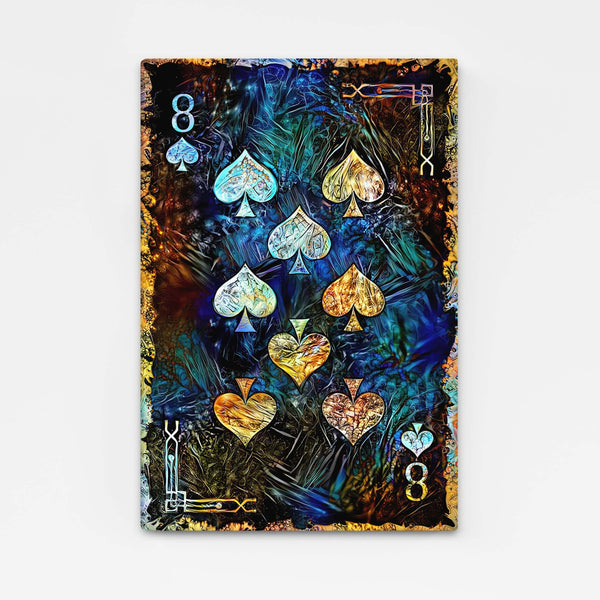 Eight of Spades Canvas  | MusaArtGallery™