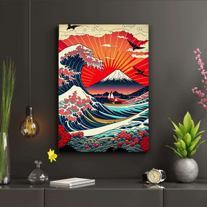 Illuminated Mountain Wall Art | MusaArtGallery™ 
