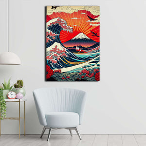 Illuminated Mountain Wall Art | MusaArtGallery™ 