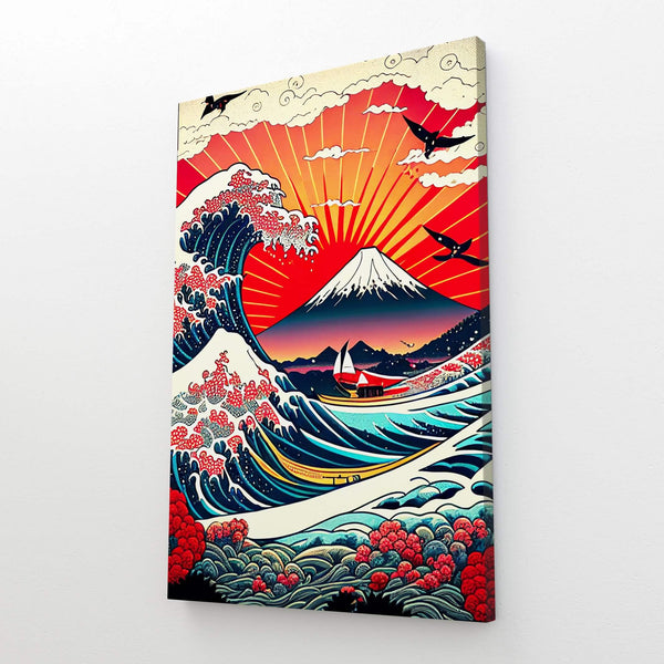 Illuminated Mountain Wall Art | MusaArtGallery™ 