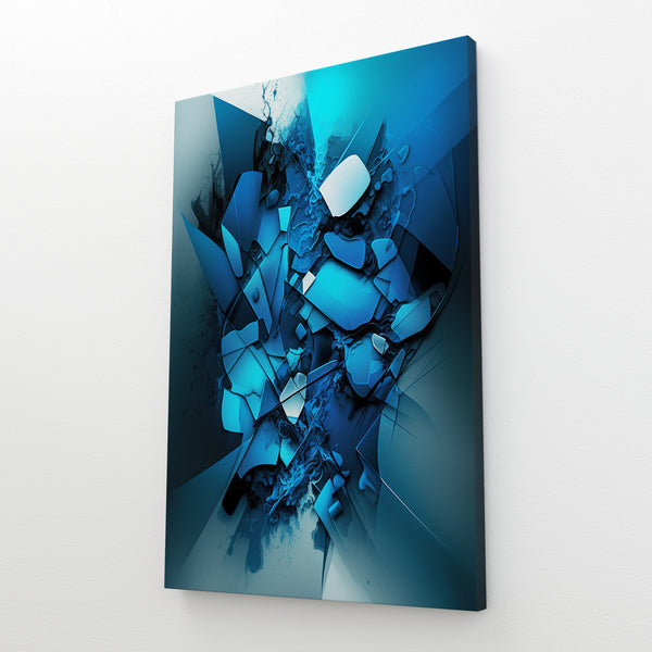 Indigo Abstract Wall Art | MusaArtGallery™
