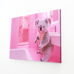 Koala Pink Wall Art