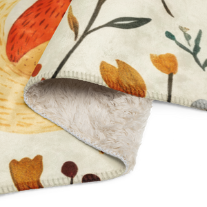 Little Fox Sherpa Blanket