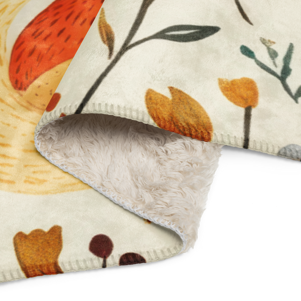 Little Fox Sherpa Blanket