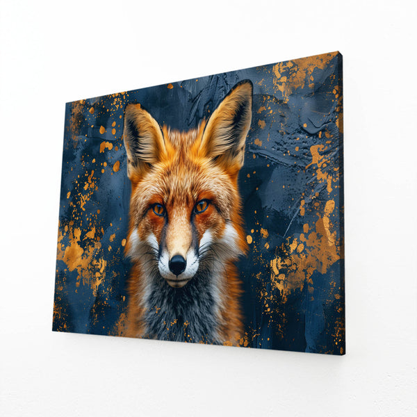 Midnight Gaze Fox Art | MusaArtGallery™