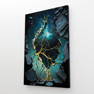 Navy Abstract Wall Art | MusaArtGallery™ 