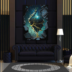 Navy Abstract Wall Art | MusaArtGallery™ 