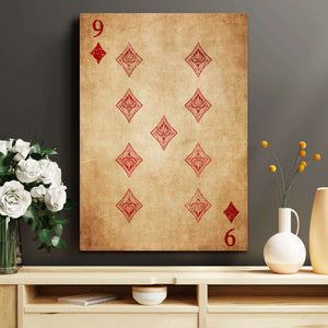 Nine of Diamonds Canvas | MusaArtGallery™