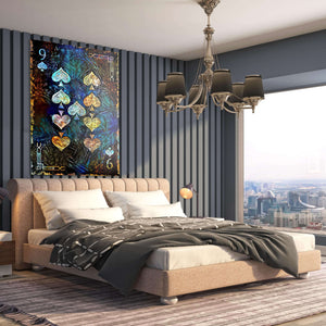 Nine of Spades Canvas | MusaArtGallery™