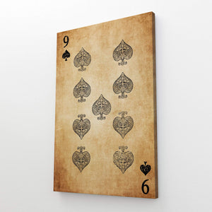 Nine of Spades Wall Art | MusaArtGallery™