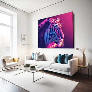 Pink Tiger Wall Art | MusaArtGallery™