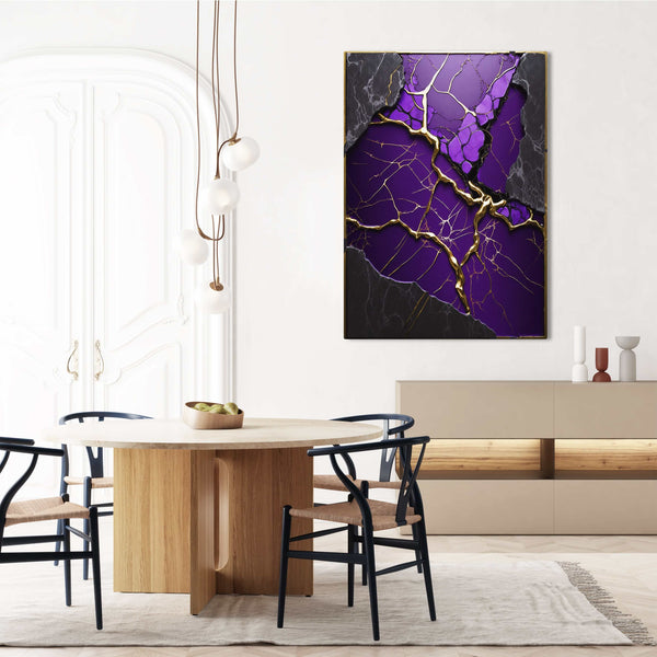 Purple Abstract Wall Art | MusaArtGallery™