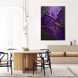 Purple Abstract Wall Art | MusaArtGallery™