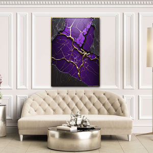 Purple Abstract Wall Art | MusaArtGallery™