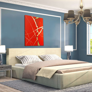 Red Abstract Canvas | MusaArtGallery™ 