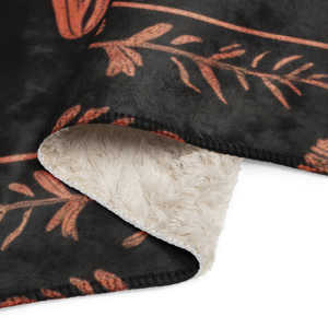 Rustic Buffalo Sherpa Blanket