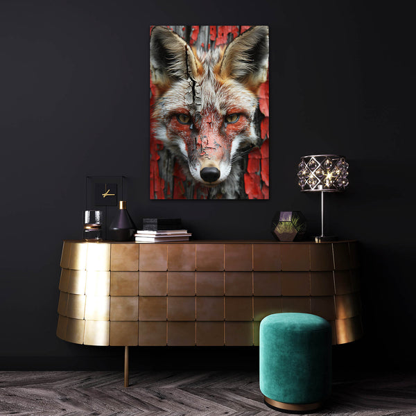 Rustic Charm Fox Art | MusaArtGallery™