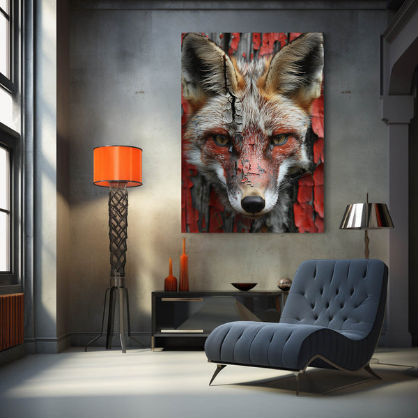 Rustic Charm Fox Art | MusaArtGallery™